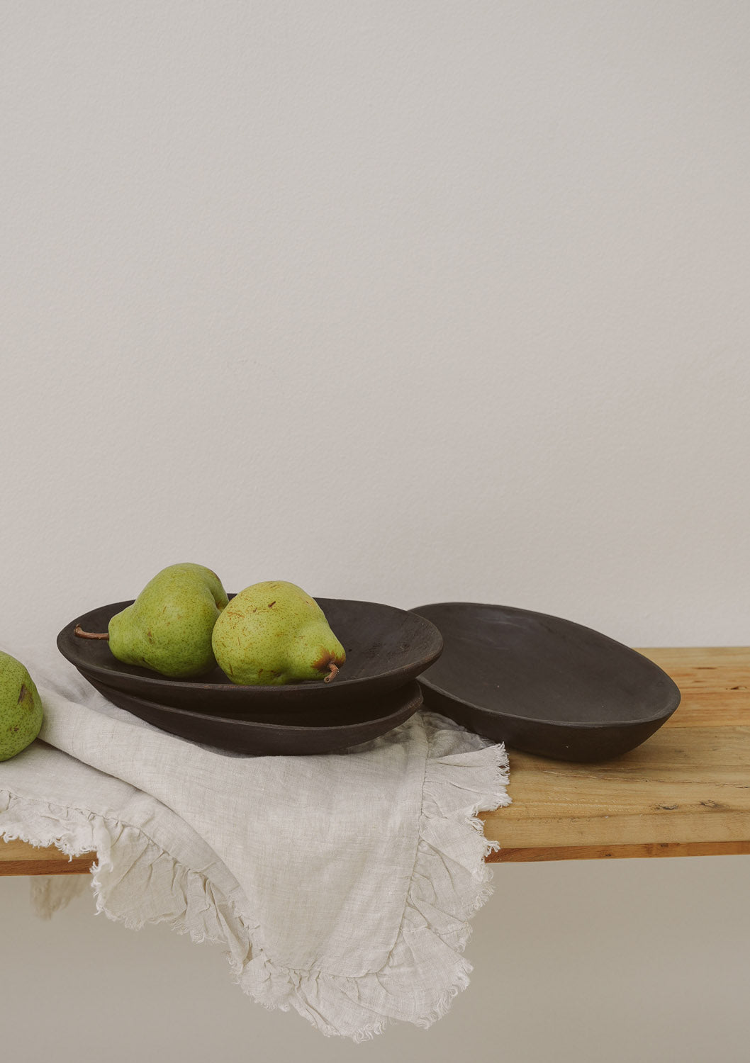 Ebony Oval Bowl