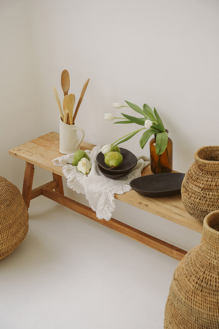 Ebony Oval Bowl