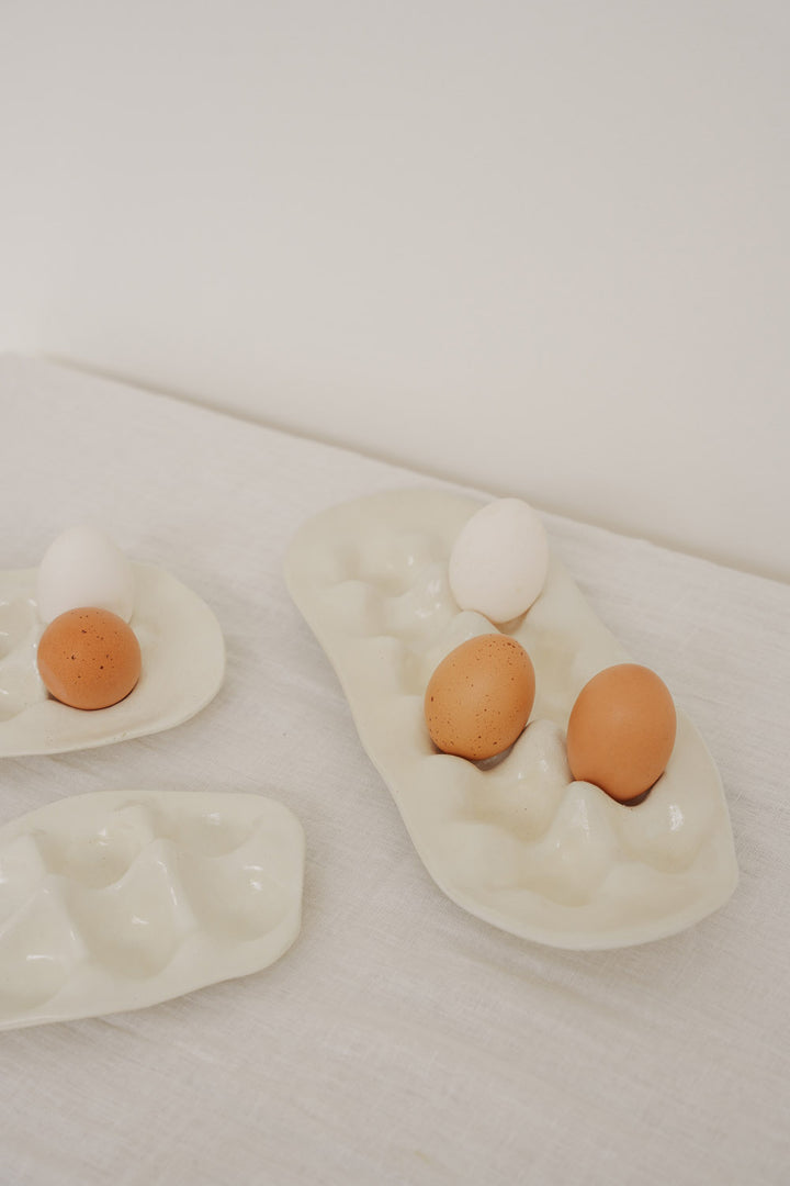 Ivory 12 Egg Tray