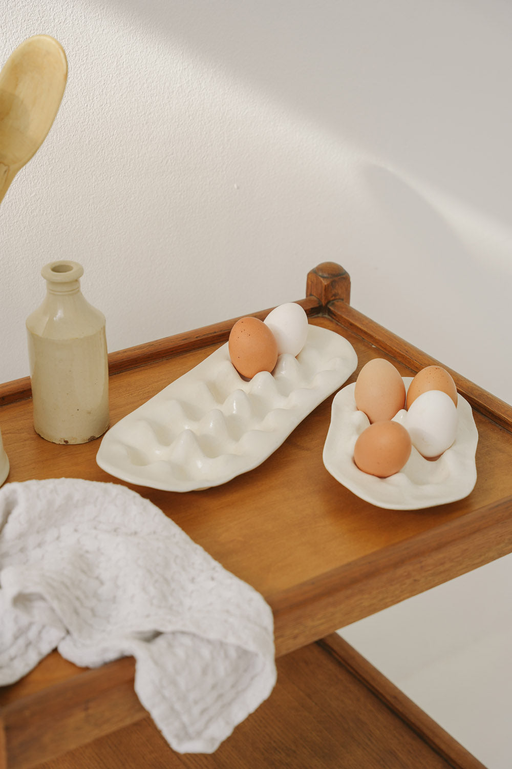 Ivory 6 Egg Tray